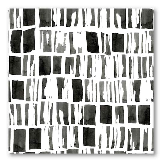 Designart - Abstract Monochrome Bricks